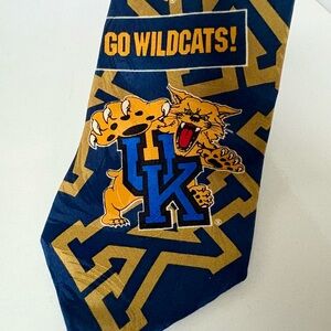 Vintage Ralph Marlin Blue and Gold University of Kentucky Tie